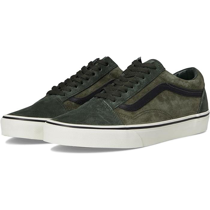 (取寄) バンズ オールド スクール Vans Old Skool Pig Suede Green/Multi VANS（ヴァンズ） (取寄) バンズ オールド スクール Vans Old Skool
