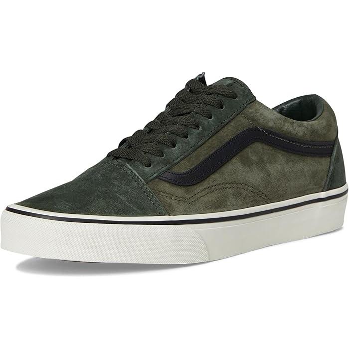 (取寄) バンズ オールド スクール Vans Old Skool Pig Suede Green/Multi VANS（ヴァンズ） (取寄) バンズ オールド スクール Vans Old Skool