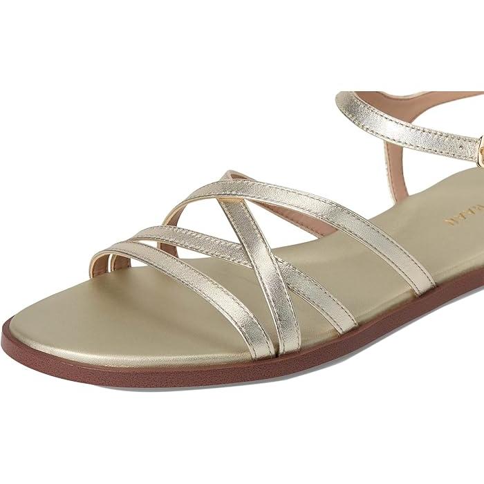 セール☆COLE HAAN フリン ストラッピー サンダル（ゴールド） 取寄) コールハーン レディース フリン ストラップ サンダル