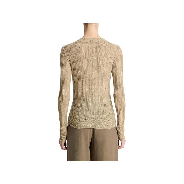 (取寄) ヴィンス レディース ワッフル ニット ヘンリー Vince women Waffle Knit Henley Mojave VINCE（ヴィンス） (取寄) レディース ワッフル ニット ヘンリー Vince