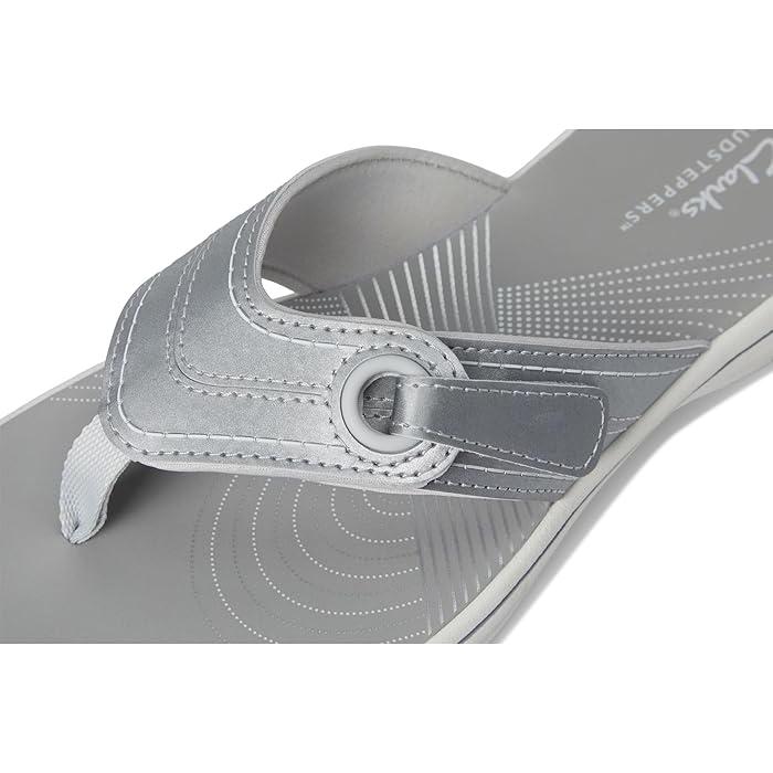 (取寄) クラークス レディース ブリーズ レイナ Clarks women Breeze Reyna Silver Synthetic Clarks（クラークス） P最大12倍12/30限定 (取寄) シューズ レディース