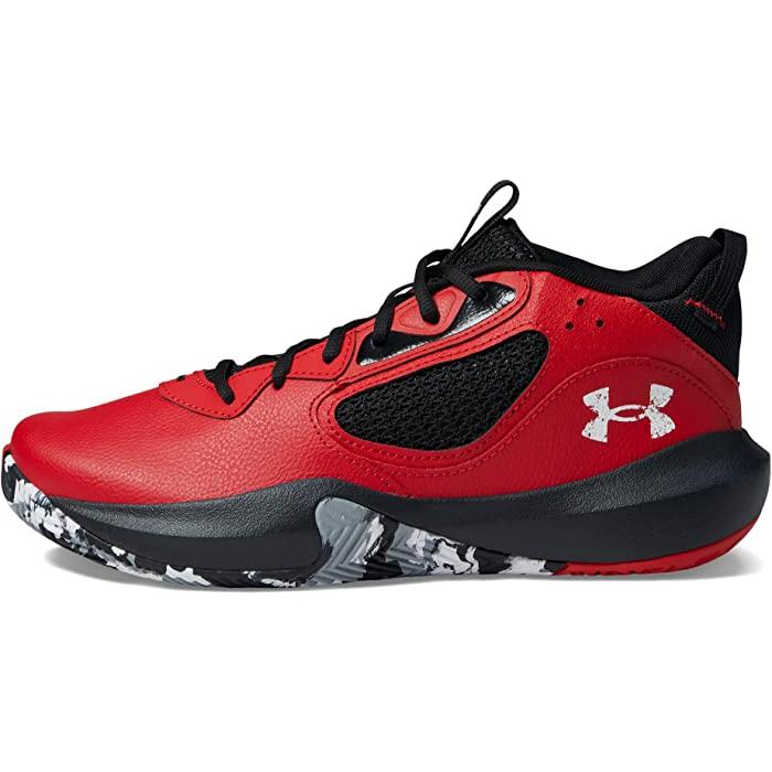 (取寄) アンダーアーマー UA バッシュ ロックダウン 6 バスケット シューズ Under Armour Lockdown 6 Basketball Red/Black/White｜jetrag｜04