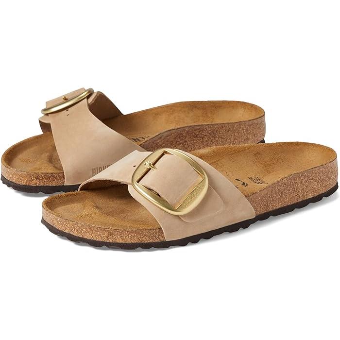 (取寄) ビルケンシュトック レディース マドリッド ビッグ バックル - ヌバック レザー Birkenstock women Madrid Big Buckle - Nubuck Leather Pure Sage BIRKENSTOCK（ビルケンシュトック） (取寄) レディース マドリッド