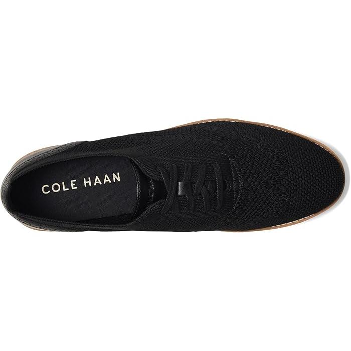 (取寄) コールハーン レディース グランド シティ プラットフォーム ステッチライト オックスフォード Cole Haan women Grand City Platform Stitchlite Oxfords Black Knit/Ivory COLE HAAN（コールハーン） (取寄) レディース グランド シティ
