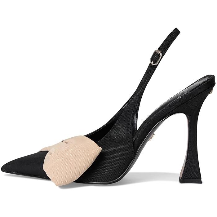 (取寄) サムエデルマン レディース スリングバック シューズ Sam Edelman women Onia Slingback Shoes Black Ribbed Silk Sam Edelman（サムエデルマン） (取寄) レディース スリングバック