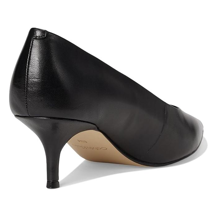 (取寄) カルバンクライン レディース    women Voneta Black Leather Calvin Klein（カルバン・クライン） (取寄) レディース Calvin Klein