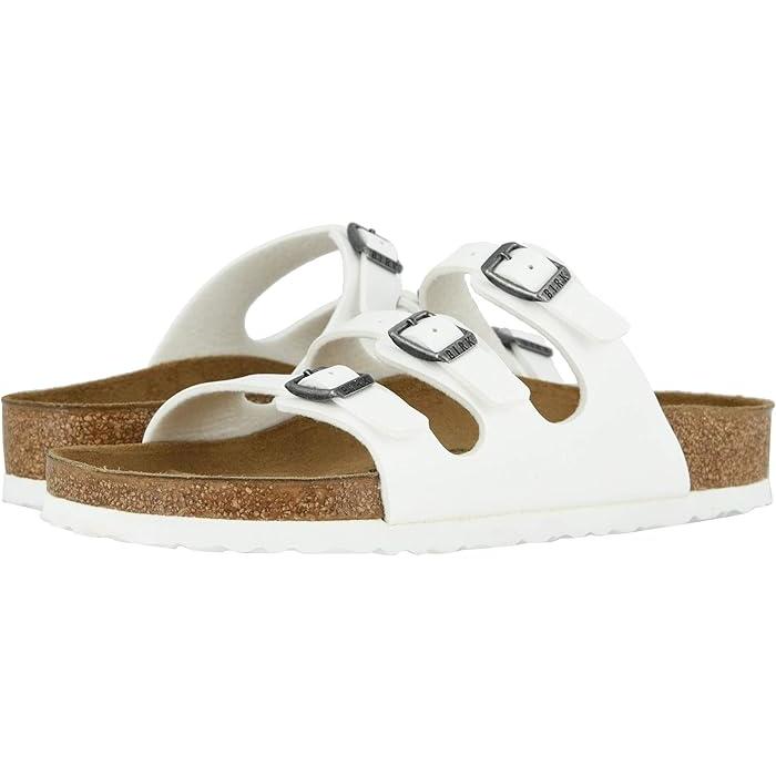(取寄) ビルケンシュトック レディース フロリダ ビルコ-フロー Birkenstock women Birkenstock Florida Birko-Flor White Birko-Flor BIRKENSTOCK（ビルケンシュトック） (取寄) レディース フロリダ