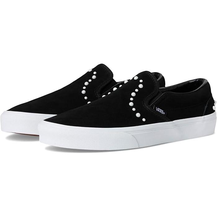 (取寄) バンズ クラシック スリッポン Vans Classic Slip-On Pearls Black VANS（ヴァンズ） (取寄) バンズ クラシック スリッポン Vans Classic