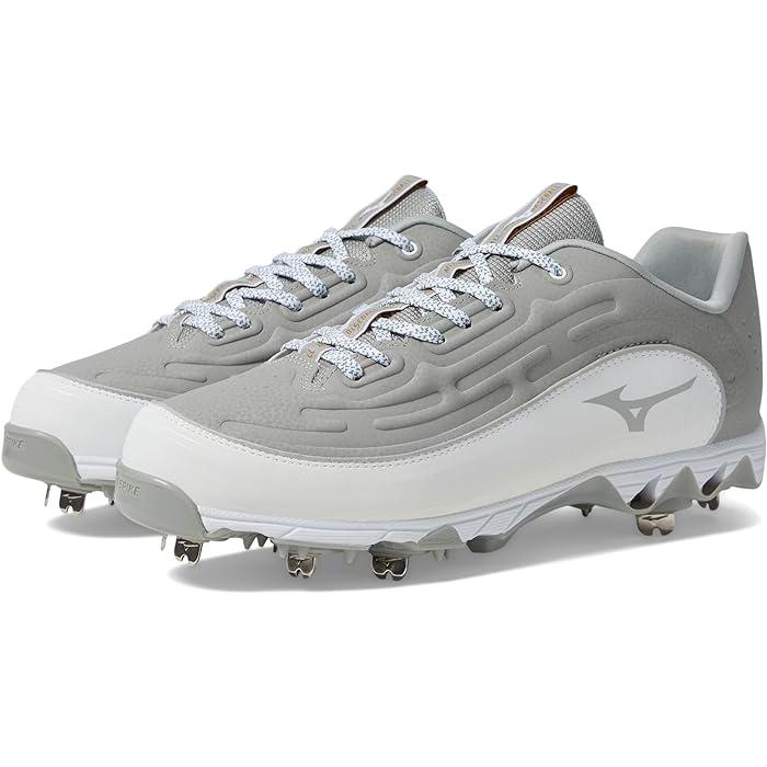 (取寄) ミズノ メンズ 9-スパイク アンビション 3 Mizuno men Mizuno 9-Spike Ambition 3 Grey/White MIZUNO（ミズノ） P最大17倍1/1限定 (取寄) メンズ 9-スパイク