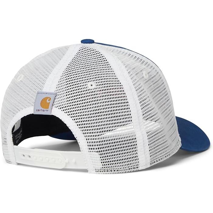 (取寄) カーハート メンズ キャンバス メッシュ-バック ロゴ グラフィック キャップ Carhartt men Canvas Mesh-Back Logo Graphic Cap Deep Ocean Carhartt（カーハート） (取寄) メンズ キャンバス メッシュ-バック