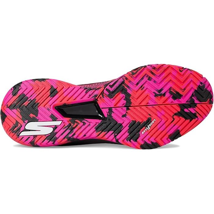 (取寄) スケッチャーズ メンズ ピックルボール バイパー コート プロ 2.0 スニーカー SKECHERS men Pickleball Viper Court Pro 2.0 Sneaker Black/Hot Pink SKECHERS（スケッチャーズ） (取寄) メンズ ピックルボール バイパー