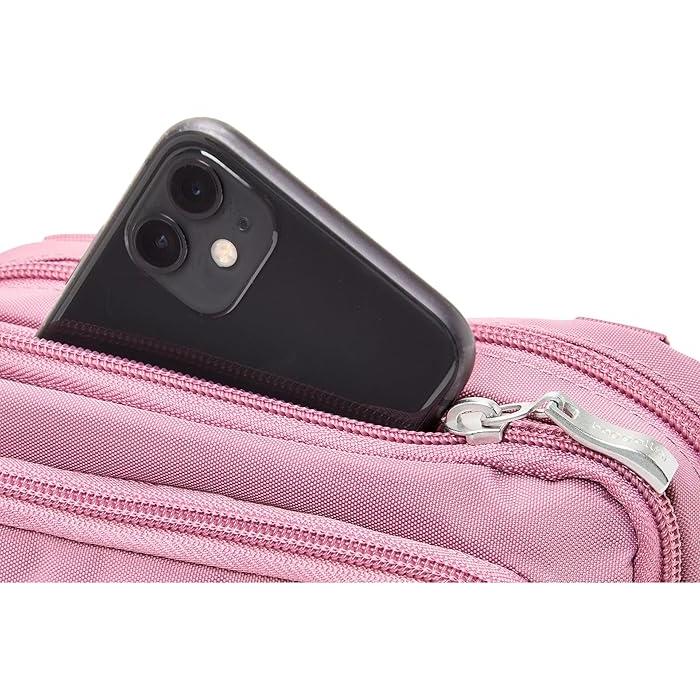 (取寄) バッガリーニ レディース トライフェクタ Rfid ウォレット クロスボディ Baggallini women Trifecta Rfid Wallet Crossbody Dusty Mauve