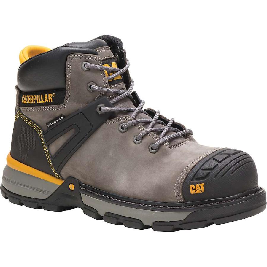 (取寄) キャットフットウェア メンズ エクスカベーター スーパーライト Wp ナノ トゥ ワーク ブート Cat Footwear Cat