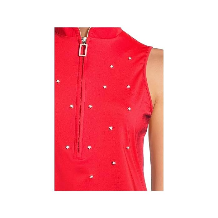 (取寄) ジェイミー サドック レディース スター エンベリッシュ スリーブレス トップ Jamie Sadock women Star Embellished Sleeveless Top Sugar 取寄) ジェイミー サドック レディース スター エンベリッシュ