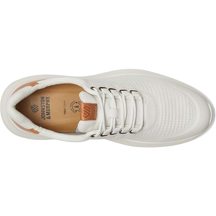 (取寄) ジョンストン&マーフィー メンズ アマースト 2.0 エンボス U-スロート Johnston & Murphy men Johnston & Murphy Amherst 2.0 Embossed U-Throat White Full Grain JOHNSTON&MURPHY（ジョンストンアンドマーフィー） (取寄