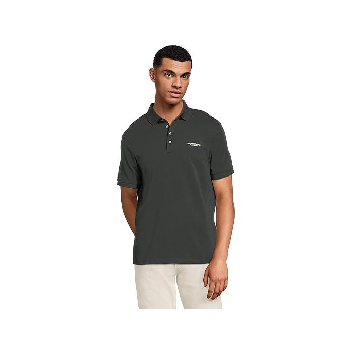 (取寄) アルマーニエクスチェンジ メンズ ロゴ ポロ Armani Exchange men Milano/Ny Logo Polo Jet Set ARMANI EXCHANGE (取寄) アルマーニエクスチェンジ メンズ ロゴ ポロ