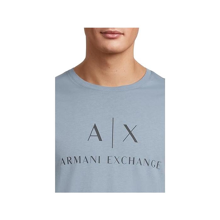 (取寄) アルマーニエクスチェンジ メンズ スリム フィット チェスト ロゴ T-シャツ Armani Exchange men Slim Fit Chest Logo T-shirt Beacon Blue ARMANI EXCHANGE P最大17倍1/1限定 (取寄) アルマーニエクスチェンジ