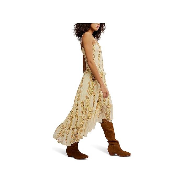 (取寄) フリーピープル レディース アレハンドラ ミディ ドレス Free People women Alejandra Midi Dress Cloud Combo FREE PEOPLE P最大21倍10/24-26限定 (取寄) フリーピープル レディース