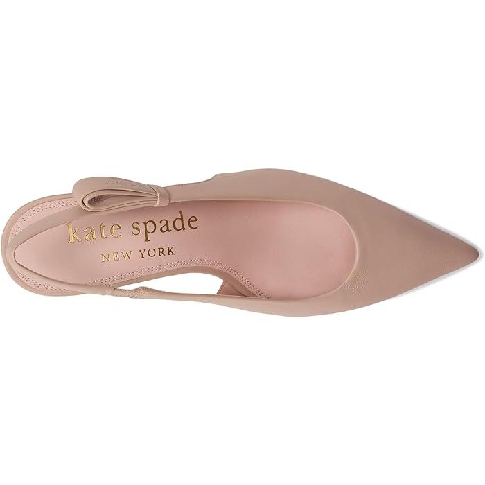 (取寄) ケイトスペード レディース ライリー スリングバック キトン ヒール Kate Spade New York women Riley Slingback Kitten Heel Cream 取寄) ケイトスペード レディース ライリー スリングバック キトン