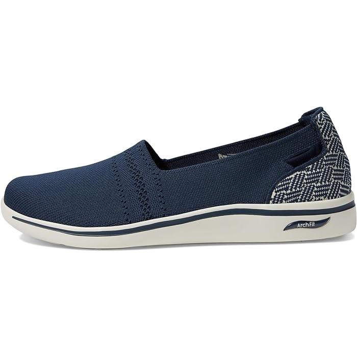 (取寄) スケッチャーズ スニーカー レディース アーチ フィット アップリフト - ジャスパー SKECHERS Performance women Arch Fit Uplift - Jasper Navy/Natural｜jetrag｜04