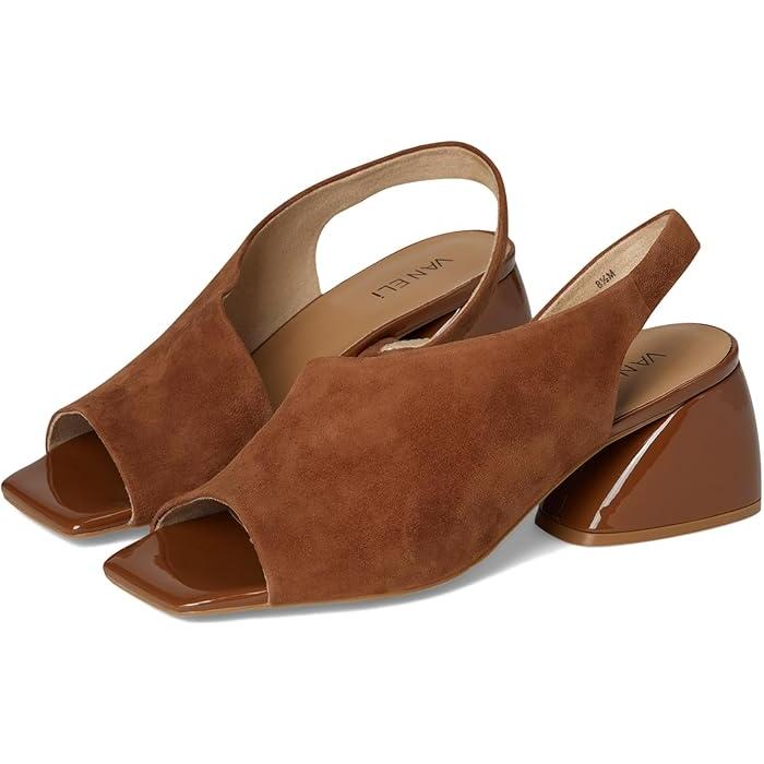 (取寄) ヴァネリ レディース  Vaneli women Molke Cuoio Suede/Patent 取寄) ヴァネリ レディース Vaneli women Molke Cuoio Suede/Patent