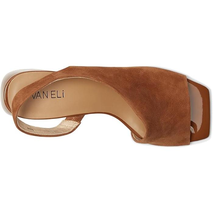 取寄) ヴァネリ レディース Vaneli women Molke Cuoio Suede/Patent