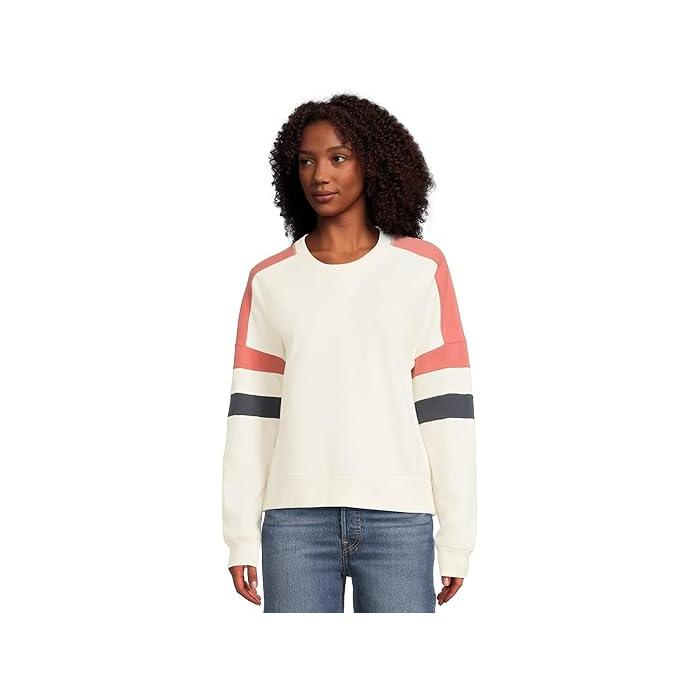 (取寄) ファリティ レディース ハイ スタンダード フリース バーシティ クルー Faherty women High Standard Fleece Varsity Crew Rosewood Field 取寄) ファリティ レディース ハイ スタンダード フリース バーシティ