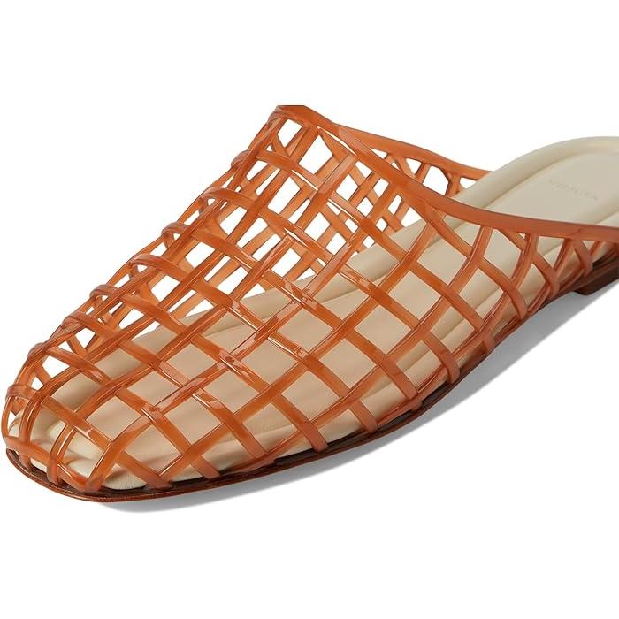 (取寄) ヴィンス レディース バルセロナ ゼリー シューズ Vince women Barcelona Jelly Mule/Clog Shoes Dark Amber 1 取寄) ヴィンス レディース バルセロナ ゼリー シューズ Vince women