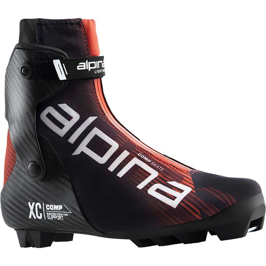 (取寄) アルピナ コンプ スケート ブーツ - 2024 Alpina Comp Skate Boot - 2024 Black/Red 取寄) アルピナ コンプ スケート ブーツ - 2024 Alpina Comp Skate