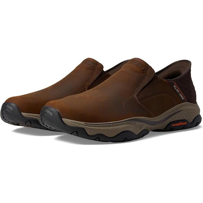 (取寄) スケッチャーズ メンズ クラスター ラニガン ハンズ フリー スリップ-インス SKECHERS men Craster Lanigan Hands Free Slip-Ins Dark Brown SKECHERS（スケッチャーズ） (取寄) メンズ クラスター ラニガン
