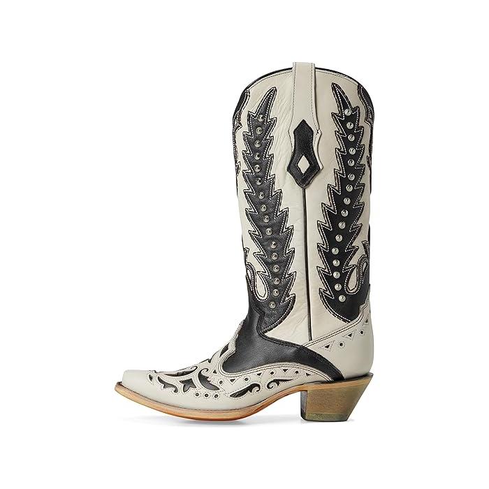 (取寄) コーラル ブーツ レディース  Corral Boots women Corral Boots C4160 White/Black 取寄) コーラル ブーツ レディース Corral Boots women C4160 White