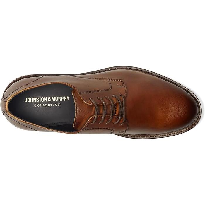 (取寄) ジョンストン&マーフィー コレクション メンズ プレーン トゥ Johnston & Murphy Collection men Johnston & Murphy Collection Flynch Plain Toe Mahogany JOHNSTON&MURPHY（ジョンストンアンドマーフィー） P最大17倍1/1限定
