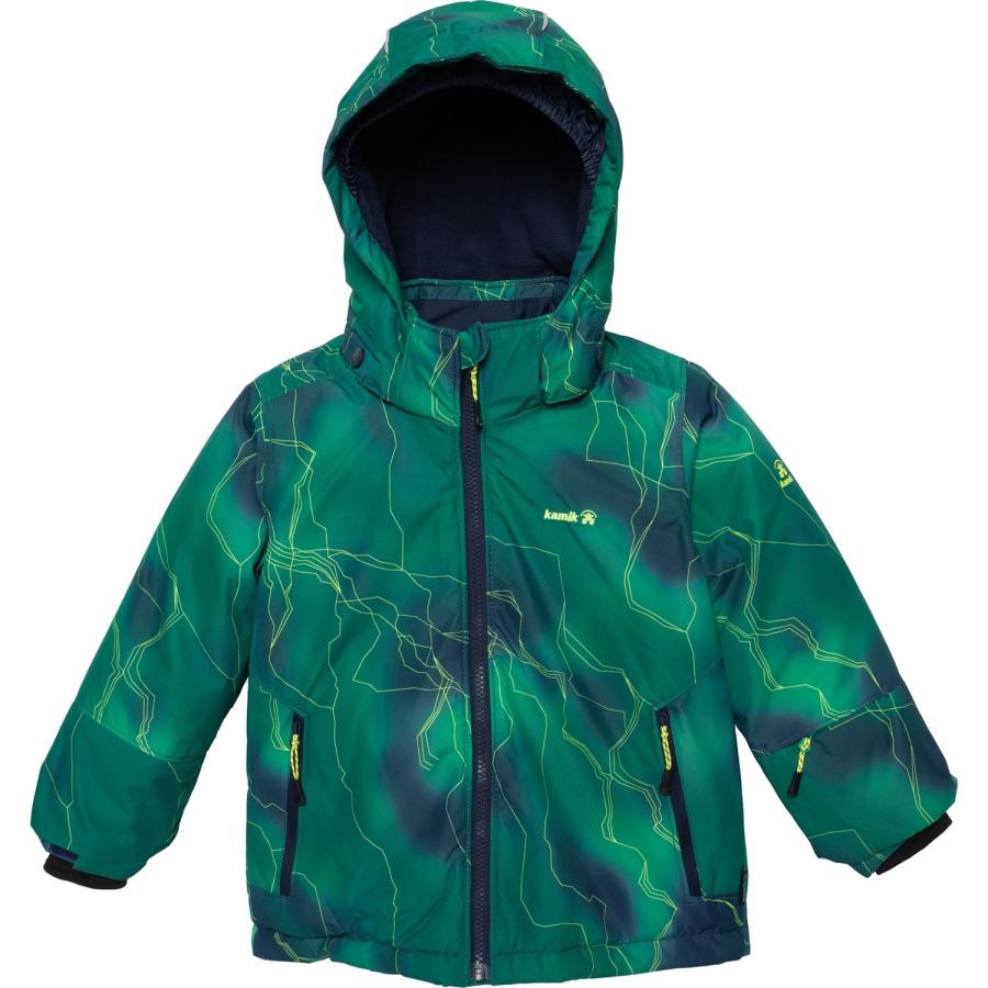 (取寄) カミック ボーイズ ウォーカー ゴースト スキー ジャケット - ウォータープルーフ, インサレーテッド Kamik Boys Walker Ghost Ski Jacket - Waterproof, Insulated  Green P最大17倍1/1限定 (取寄) カミック ボーイズ ウォーカー ゴースト