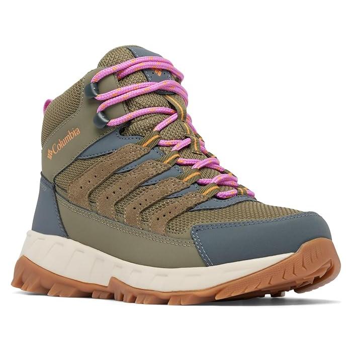 (取寄) コロンビア レディース ストレイタ トレイル ミッド ウォータープルーフ Columbia women Strata Trail Mid Waterproof Cordovan/Granite Purple Columbia（コロンビア） P最大17倍1/1限定 (取寄) レディース