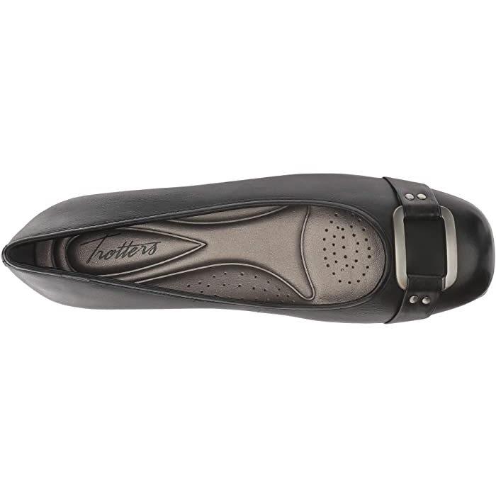 (取寄) トロッターズ レディース シズル シグニチャー Trotters women  Sizzle Signature Black Soft Burnished Leather 取寄) トロッターズ レディース シズル シグニチャー Trotters women
