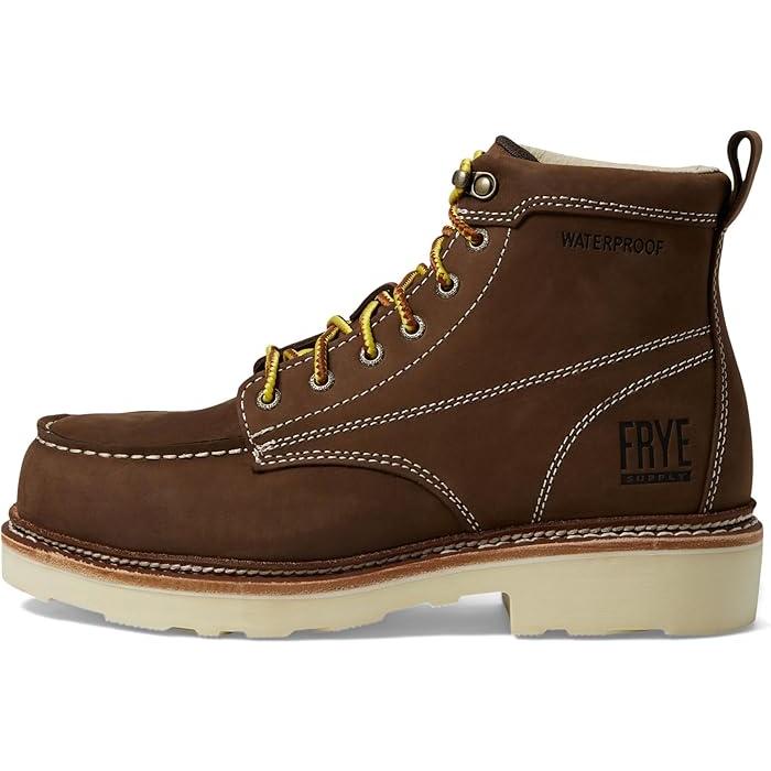 (取寄) フライ メンズ ザ ワーク ブーツ Frye men The Safety-Crafted Work Boots Dark Brown Frye（フライ） (取寄) メンズ ザ ワーク ブーツ Frye men The Safety