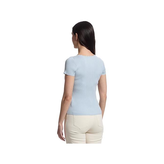 (取寄) リラ P レディース キャップ スリーブ スカルプ ネック セーター Lilla P women Cap Sleeve Scallop Neck Sweater Black P最大17倍1/1限定 (取寄) リラ P レディース キャップ スリーブ