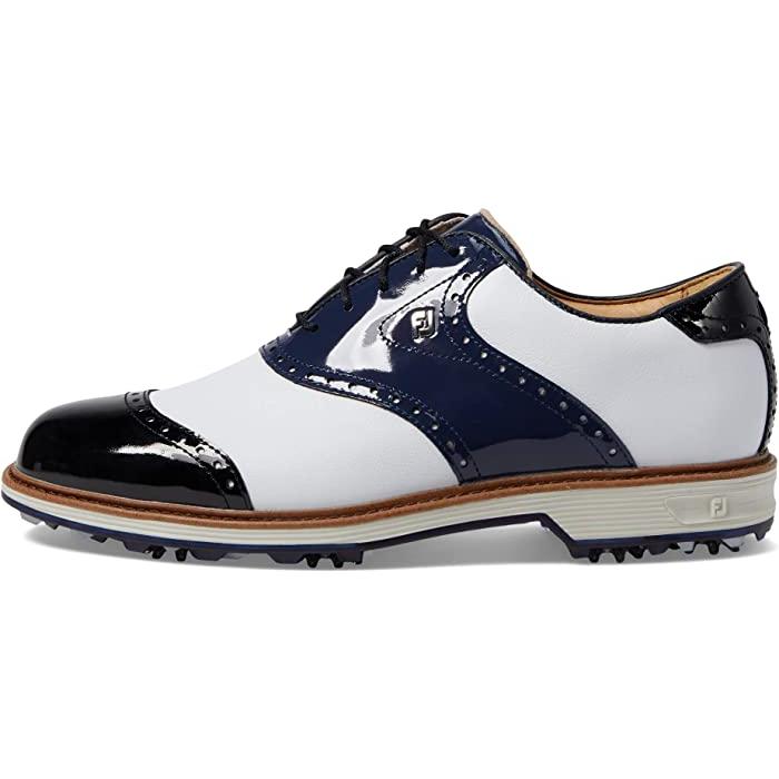 FootJoy ゴルフシューズ 男性用 ホワイト/ネイビー 楽天市場】フットジョイ スパイクレス ホワイト ネイビーの通販