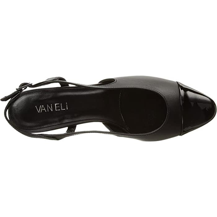 (取寄) ヴァネリ レディース アリズ Vaneli women  Aliz Black Nappa/Black Patent P最大17倍1/1限定 (取寄) ヴァネリ レディース アリズ Vaneli women