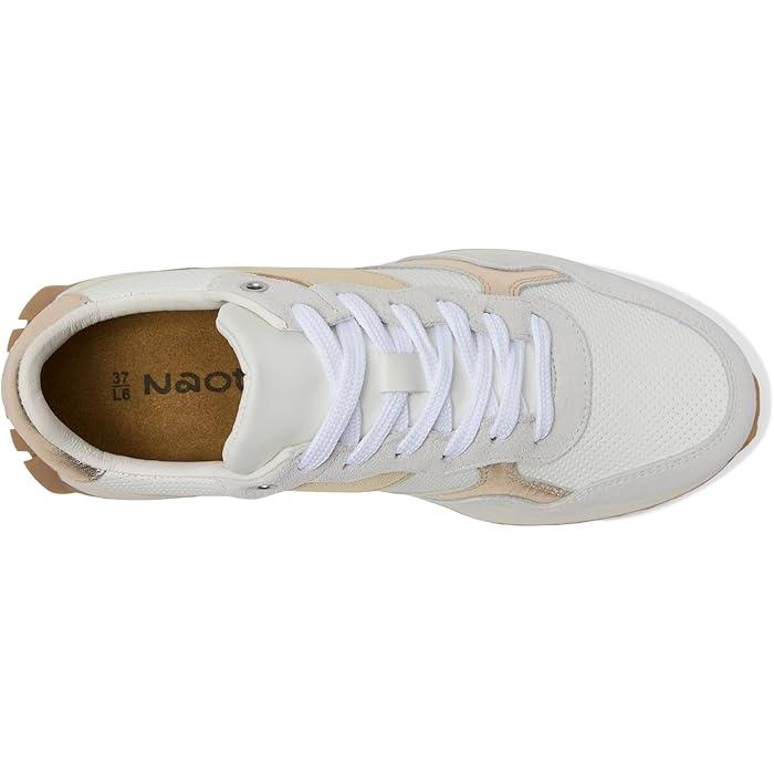 取寄) ナオト レディース サンセット Naot women Sunset White/Gold