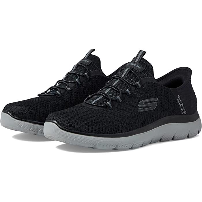 (取寄) スケッチャーズ メンズ サミッツ ハイ レンジ SKECHERS men SKECHERS Summits High Range Slip-In Black/Charcoal SKECHERS（スケッチャーズ） (取寄) スニーカー メンズ サミッツ ハイ