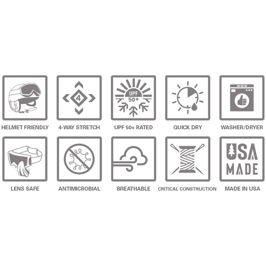 取寄) ブラックストラップ エクスペディション フード バラクラバ