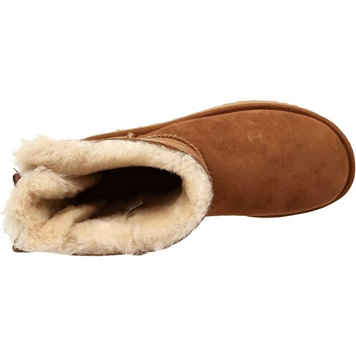 P最大14倍4/27限定 (取寄) UGG モカシン スニーカー レディース ベイリー ボウ 大きいサイズ UGG women Bailey Bow II Chestnut｜jetrag｜02