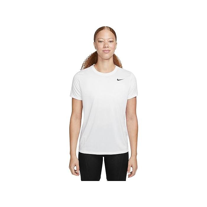 (取寄) ナイキ レディース ドライ-フィット リラックスド-フィット ショート スリーブ T-シャツ Nike women Dri-FIT Relaxed Short Sleeve T-shirt Black/White NIKE（ナイキ） (取寄) レディース ドライ-フィット リラックスド