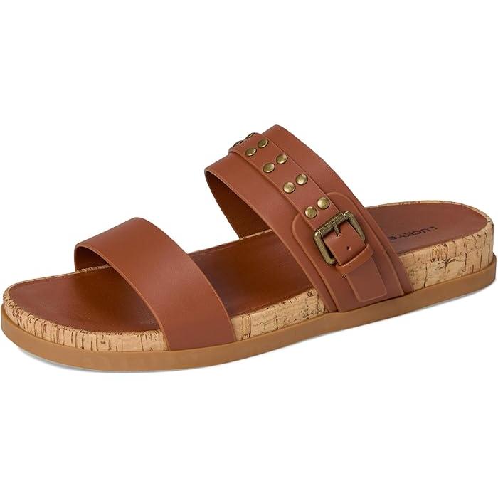 (取寄) ラッキーブランド レディース スタデッド トゥー バンド フラッツ サンダル Lucky Brand women Dineesa Studded Two Band Flat Sandals Conger LUCKY BRAND（ラッキーブランド） (取寄) レディース スタデッド