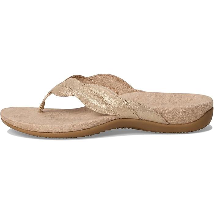 (取寄) バイオニック レディース ベラ ブレイド トング サンダル VIONIC women Bella Braid Thong Sandals Gold Leather vionic（バイオニック） P最大17倍1/1限定 (取寄) レディース ベラ
