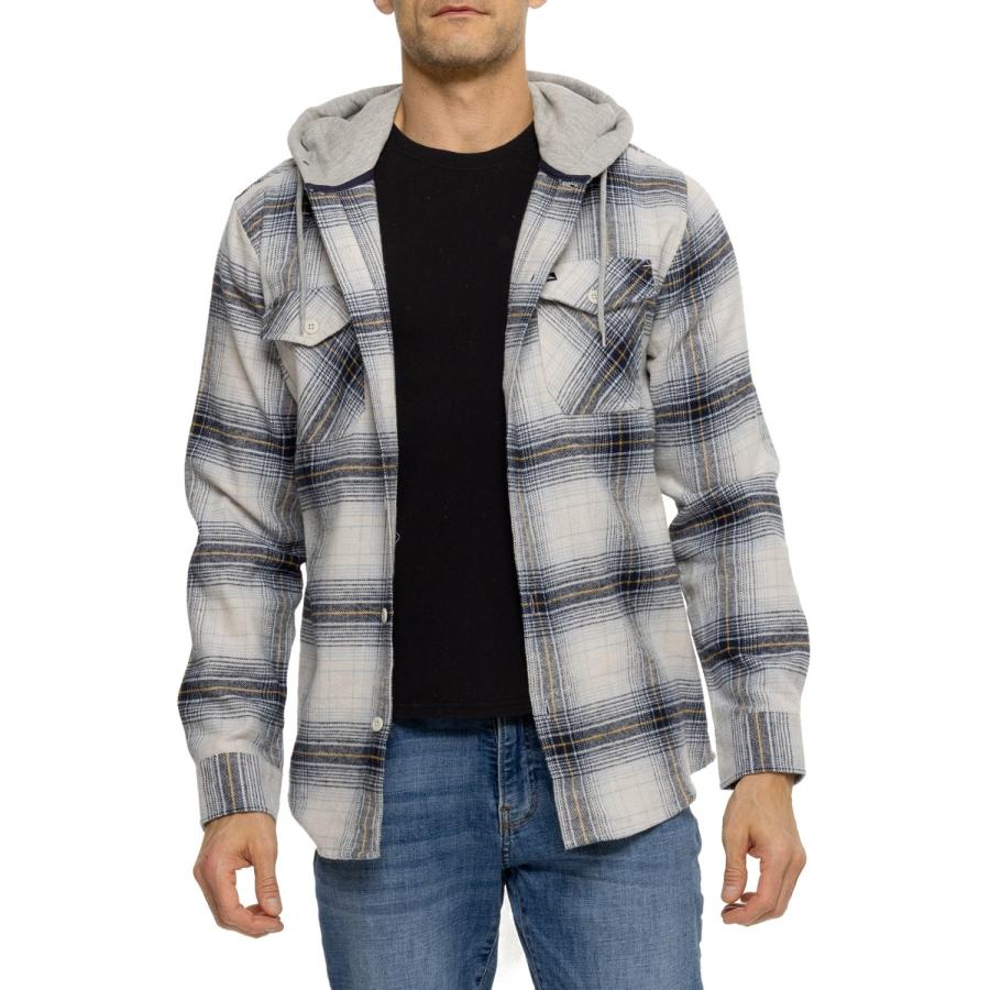 Quiksilver（クイックシルバー） (取寄) フランネル フーデット シャツ