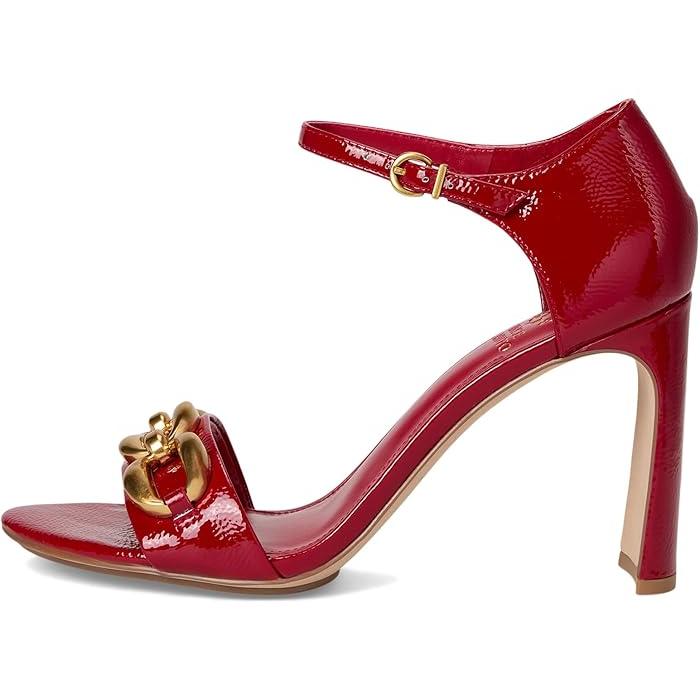 (取寄) ヴィンスカムート レディース アウレリア チェイン リンク ハイ ヒール サンダル Vince Camuto women Aurelia Chain Link High Heel Sandals Black VINCE CAMUTO（ヴィンスカムート） P最大17倍1/1限定 (取寄