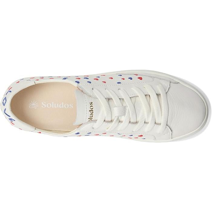 (取寄) ソルドス レディース イビサ スニーカー Soludos women Ibiza Sneaker Hearts/Oasis White SOLUDOS（ソルドス） P最大21倍12/19-21限定 (取寄) レディース イビサ