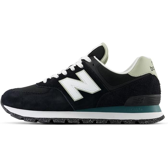 (取寄) ニューバランス スニーカー クラシックス メンズ ML574 - ラギッド シューズ 靴 New Balance Classics men ML574 - Rugged Black/White 1｜jetrag｜04